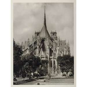  1927 Gothic Cathedral of Sainte Croix Orleans France 
