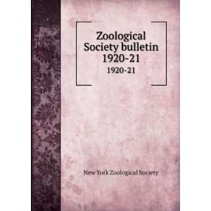   Society bulletin. 1920 21 New York Zoological Society Books