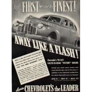   because its Finest 1941 Chevrolet  1941 Chevrolet Ad, A2479