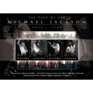   Michael Jackson in Memoriam 1958 2009 Stamps Guy4010 