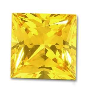   Created Cultured Yellow Sapphire Color #2 Weighs .40 .48 Ct. Jewelry