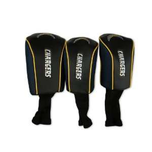   Diego Chargers 3 Pack Mesh Longneck Headcover Set