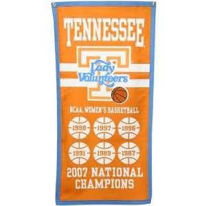   NCAA Womens Basketball Multi Year 7 Time Champions 18x36 Banner