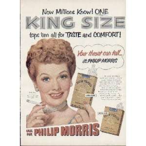   CBS TV  1953 Philip Morris Cigarettes Ad, A2486A 