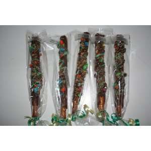   Candy Covered Pretzels 1 Dozen Birthday Party Favor Kids Baby Showers