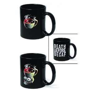  Death Before Decaf Too Much Coffee Man Animated Mug Toys 