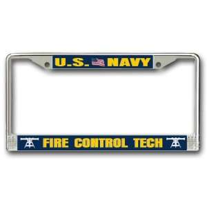  US Navy Fire Control Technician License Plate Frame 