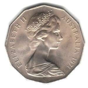  1971 Australia 50 Cents Coin KM#68 