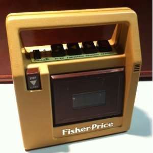   Fisher Price Cassette Tape Player Recorder 1980 