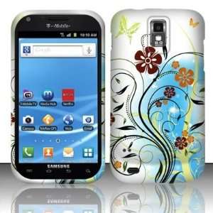 For Samsung Hercules T989 Galaxy S2 (T Mobile) Flowery Design Hard 