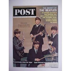   Evening Post Magazine Professionally Matted Cover Ready For Framing