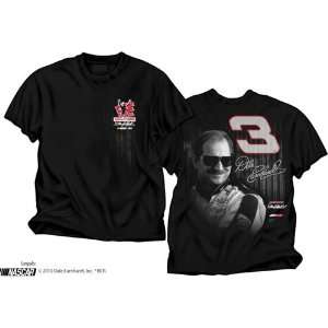  Dale Earnhardt Black Hall of Fame Big Face T shirt (X 