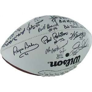 New York Jets 1969 Team Signed Football with 24 Signatures  