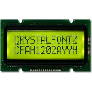  Crystalfontz CFAH1202A YYH JT 12x2 character LCD display 