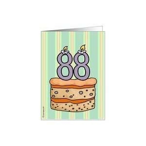  birthday   cake & candle 88 Card Toys & Games