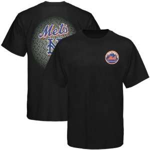 Majestic New York Mets Black Victory Play T shirt Sports 
