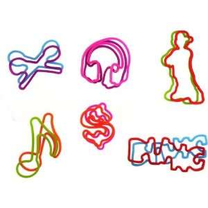  Silly Rubberbands, Hip Hop, Set Of 12 In Assorted Jewelry