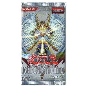  YuGiOh GX Trading Card Game 1st EDITION Booster Pack Light 