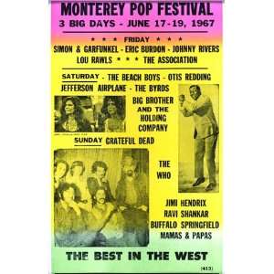 Monterey Pop Festival 1967 Featuring Jefferson Airplane, Grateful Dead 
