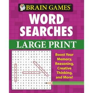  Brain Games Word Searches Large Print (Brain Games 