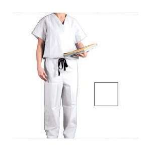   Angelstat Scrub Top, White, X Small (31 34 chest) 