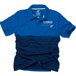  One Industries Yamaha Superior Polo Shirt   Large/Blue 