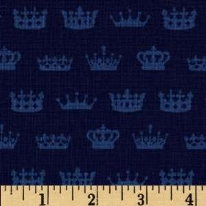  44 Wide Cool Britannia Crowns Royal Fabric By The Yard 