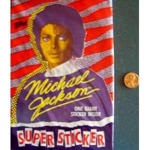  Michael Jackson Super Sticker Toys & Games