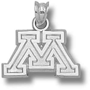  University of Minnesota Block M Pendant (Silver) Sports 