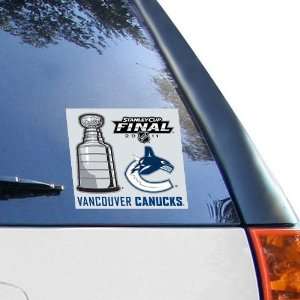   Canucks 2011 NHL Stanley Cup Final Small Cling 