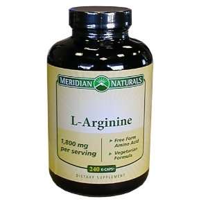  L Arginine 1800mg, 240 kcaps