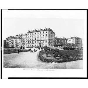  Hotel Beau Rivage. Switzerland  Geneva  1860