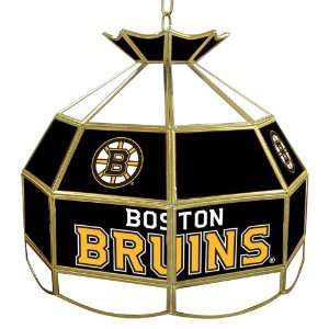  NHL1600 BB   NHL Boston Bruins Stained Glass Tiffany Lamp 