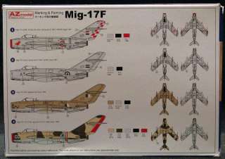 72 AZ Models MIKOYAN MiG 17F FRESCO C Fighter Part 2  