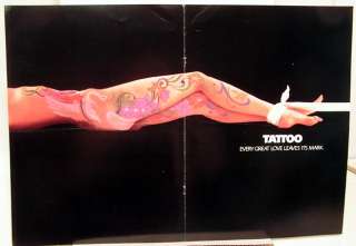 1981 Promo Brochure TATTOO Bruce Dern Maud Adams  