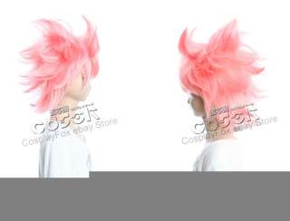 Fairy Tail Natsu Dragneel Cosplay Wig Costume 43Cm  