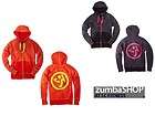 NWT NEW Zumba Fitness ZWEET Zip Up HOODIE Jacket S M L Orange or Black