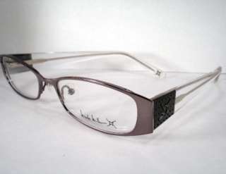 NICOLE MILLER Eyeglass Eyewear Frame Fierce Mirror Gunmetal Designer 