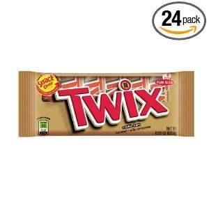 Twix Chocolate Candy Fun Size, 3.28 Ounce (Pack of 24)  