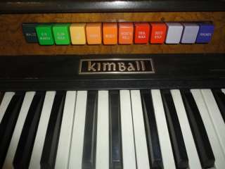 Kimball Temptation Electric Organ Model M70 w/ The Entertainer  