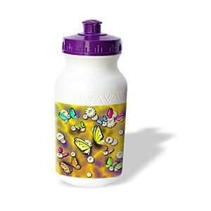   and Daisies in 3D   Water Bottles 