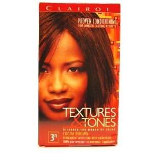  Clairol Text & Tone #3N Cocoa Brown Kit (Case of 6 