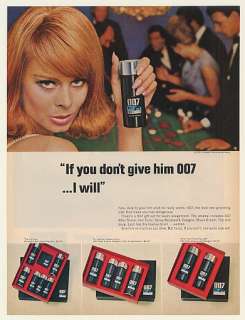 1965 007 After Shave Cologne Gift Sets Lady Give Him Ad  