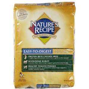 Natures Recipe Easy to Digest Chicken, Rice & Barley Recipe   15 lbs 