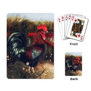   Edition Violano Playing Cards Rooster Chicken Bird