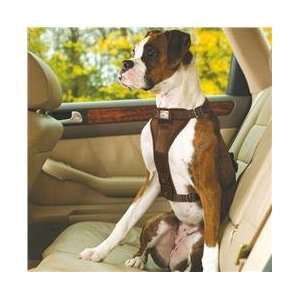  Kurgo Tru Fit Smart Dog Harness with Seat Belt loop Brown 