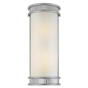   Chrome Wall Sconce with White Cloth Shades 4282 77