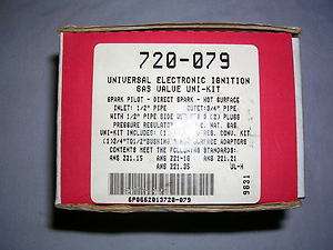 Robertshaw Uni Line 720 079 Universal Electronic Ignition Gas Valve 