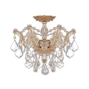  Crystorama Lighting 4430 GD CL S Maria Theresa 3 Light 