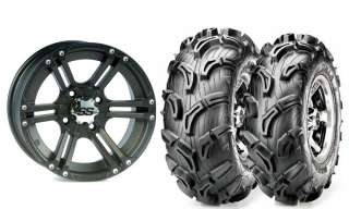   14 ATV Wheels on 27 Maxxis Zilla Tires for Can Am Outlander  